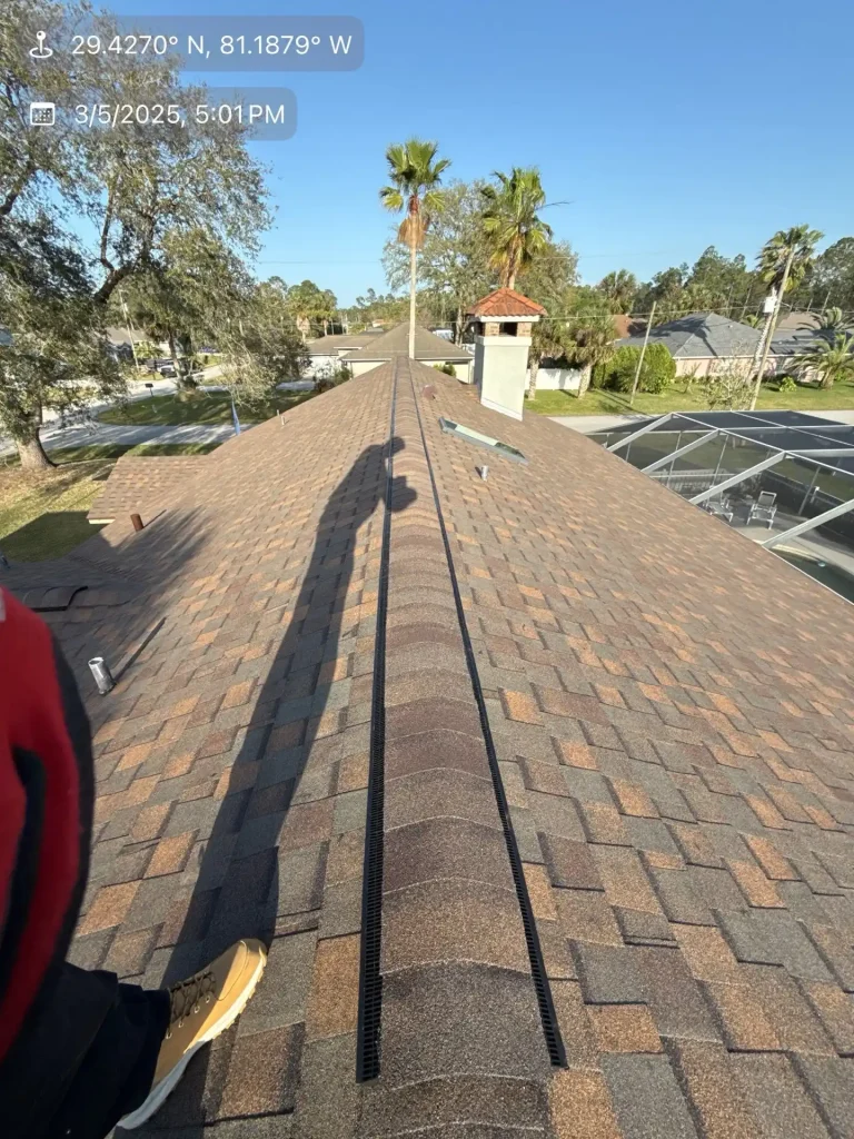 Tile transition to shingles